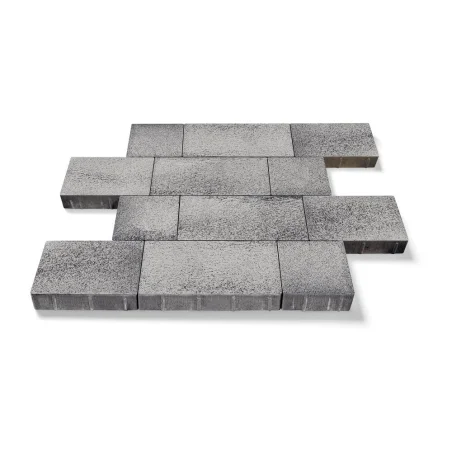 Semmelrock Kostka Brukowa Umbriano 6 cm Grafitowo – biały