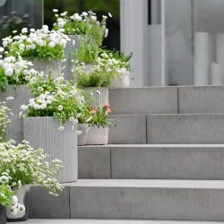 Jadar Schody Monoblock gładki 15 cm Szary