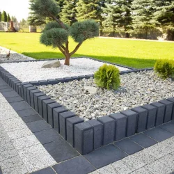 Jadar Palisady i obrzeża Obrzeże 6 cm Czarny