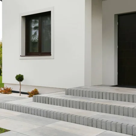 Jadar Palisady i obrzeża Obrzeże Palisadowe Triblok 8 cm Szary