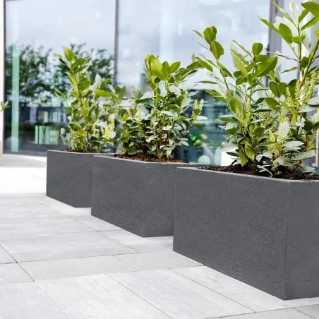 Jadar Mała architektura Donica GAMA Soft C 6 cm Czarny