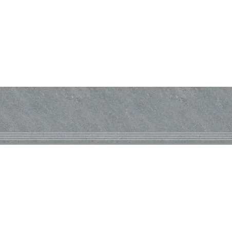 GOLIAT Ceramika SIGNUM grey 30x120 stopnica 2 cm Szary