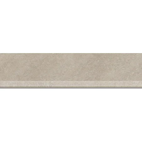 GOLIAT Ceramika SIGNUM beige 30x120 stopnica 2 cm Beżowy
