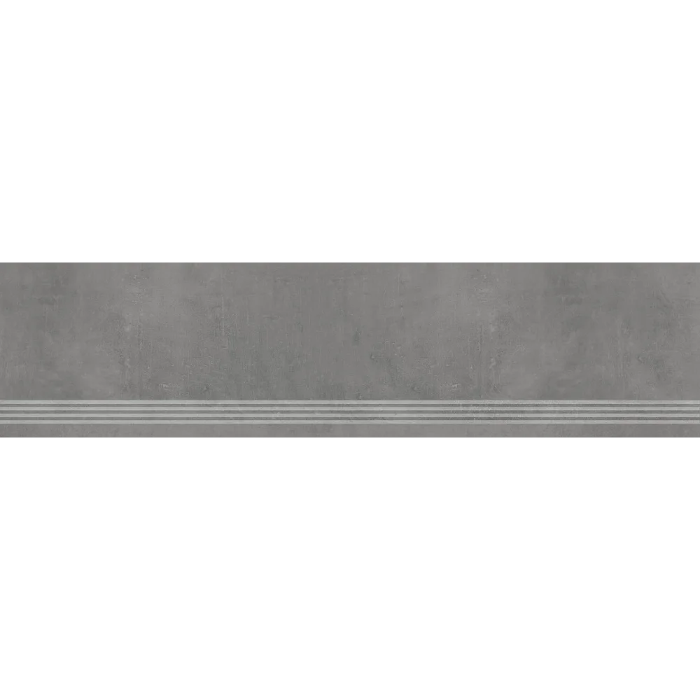 GOLIAT Ceramika SQUARE antracite 30x120 stopnica 2 cm Antracyt