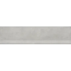 GOLIAT Ceramika SQUARE grey 30x120 stopnica 2 cm Szary