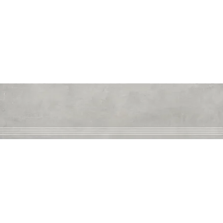 GOLIAT Ceramika SQUARE grey 30x120 stopnica 2 cm Szary