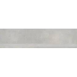 GOLIAT Ceramika SQUARE grey 30x120 stopnica 2 cm Szary