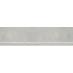 GOLIAT Ceramika SQUARE grey 30x120 stopnica 2 cm Szary