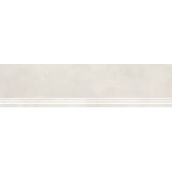 GOLIAT Ceramika GOLIAT white 30x120 stopnica 2 cm Biały