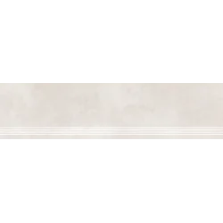 GOLIAT Ceramika GOLIAT white 30x120 stopnica 2 cm Biały