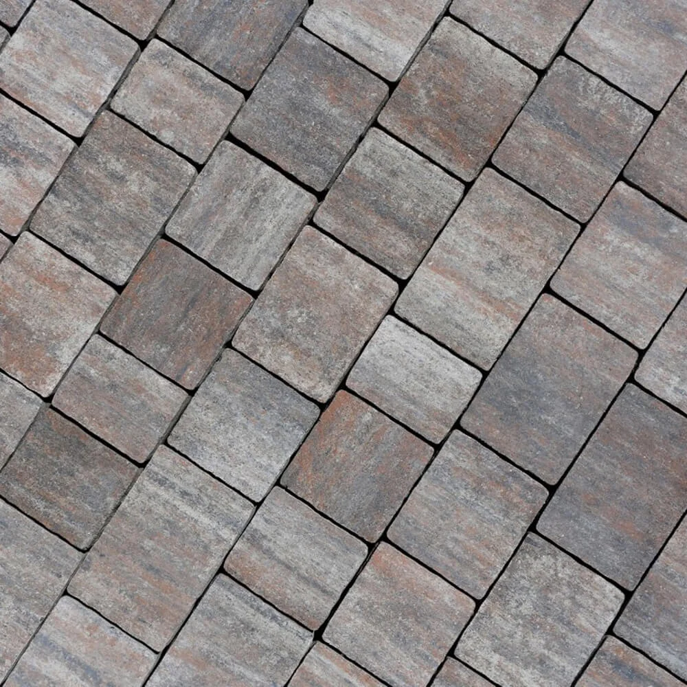 Jadar Kostka Brukowa Bergamo Piatto Colorblend 4 cm Zorza polarna